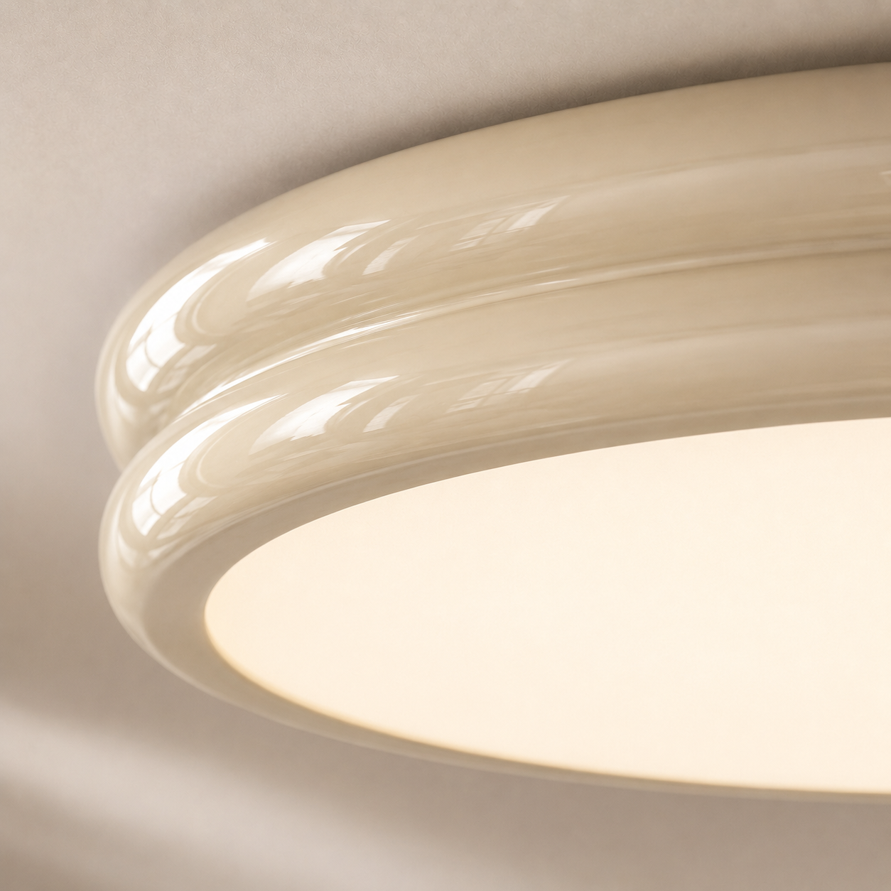 Plafonnier Rond LED — Intensité Réglable, 4 Teintes