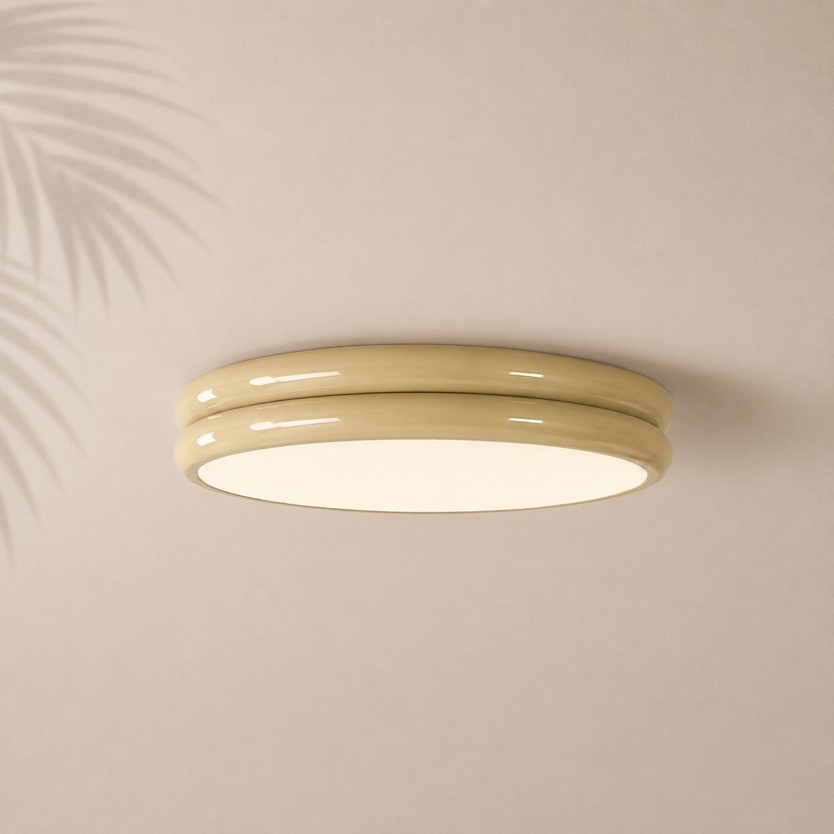 Plafonnier Rond LED — Intensité Réglable, 4 Teintes