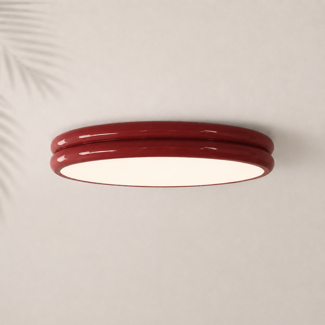 Plafonnier Rond LED — Intensité Réglable, 4 Teintes