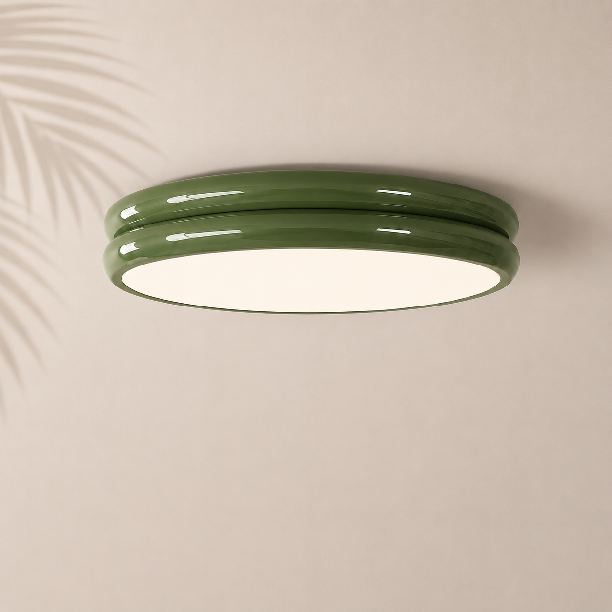 Plafonnier Rond LED — Intensité Réglable, 4 Teintes