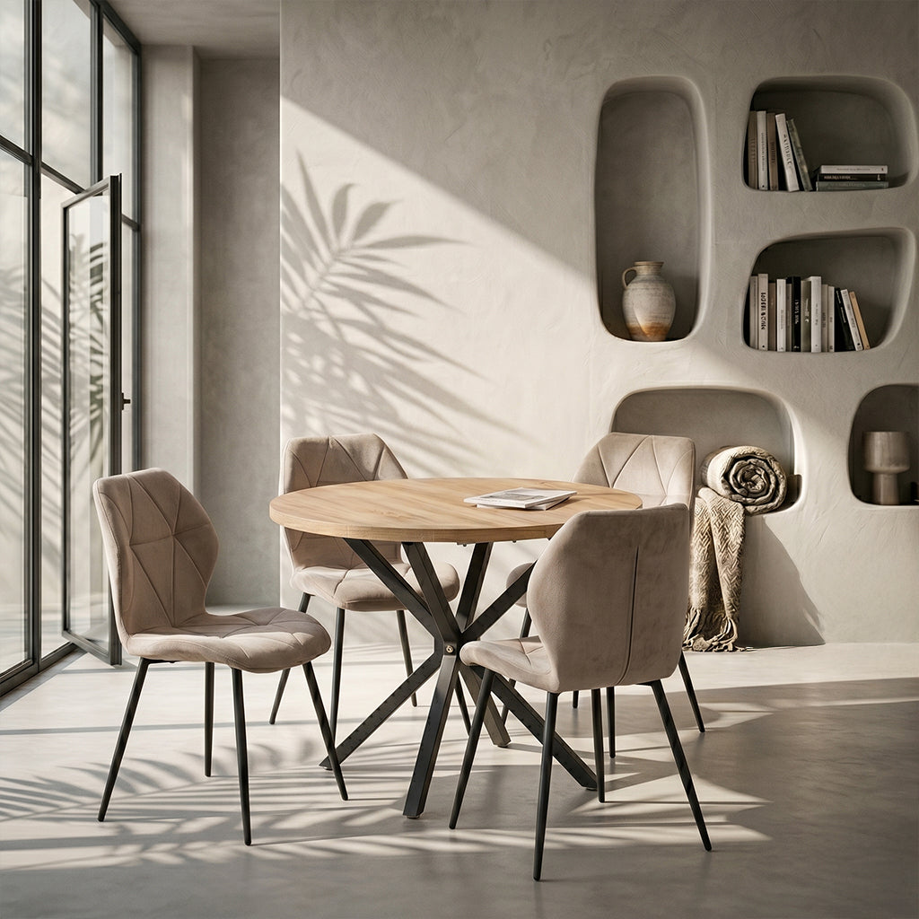 Chaise Scandinave Lykke – Lot de 2, 4 ou 6