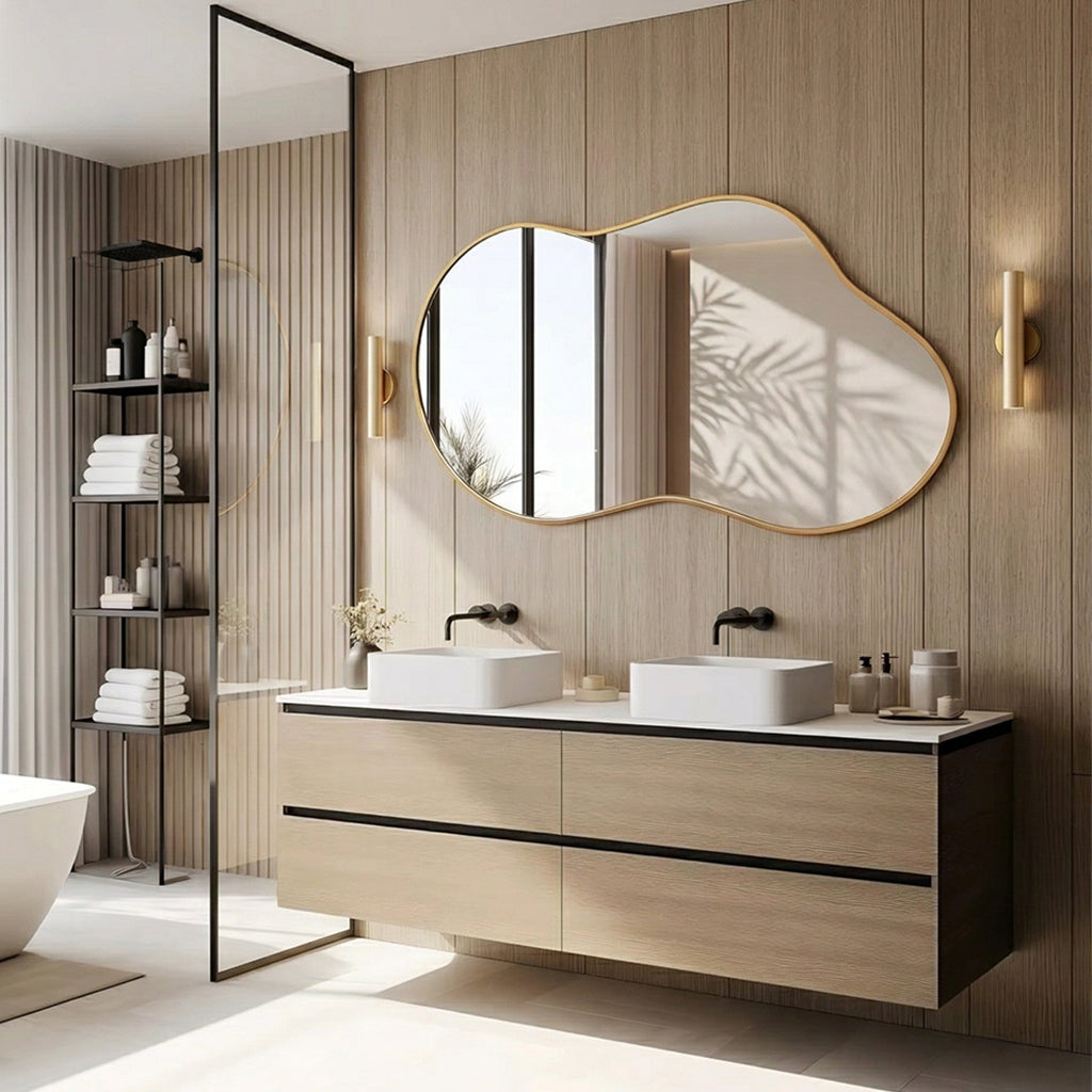 Miroir Onda — Design Asymétrique Premium