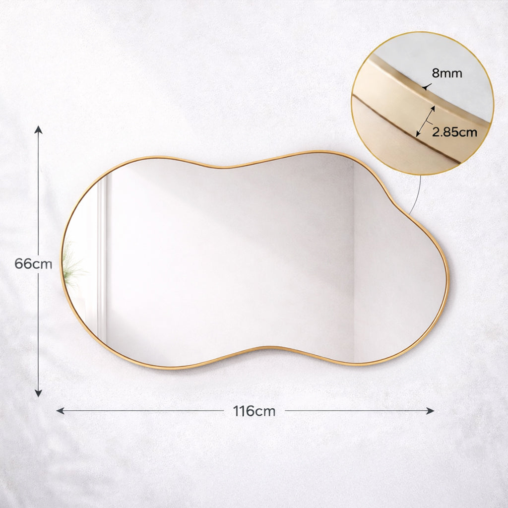 Miroir Onda — Design Asymétrique Premium
