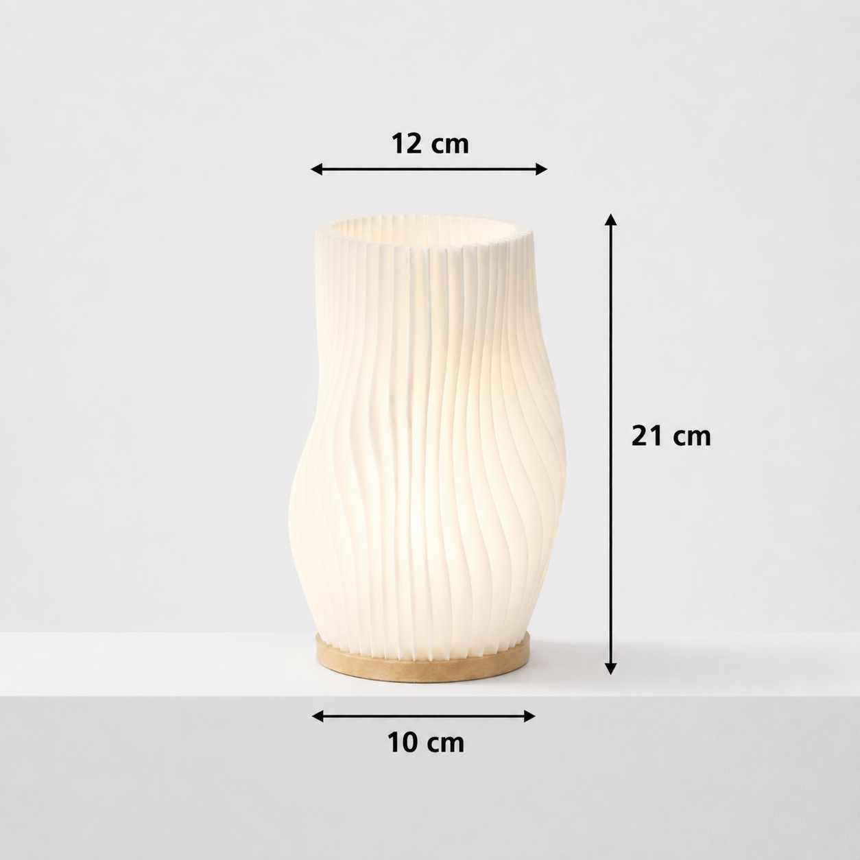 Lampe Plissée Ondine