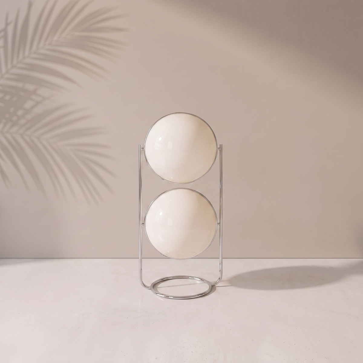 Lampadaire Globes — modèle double globes, Navula
