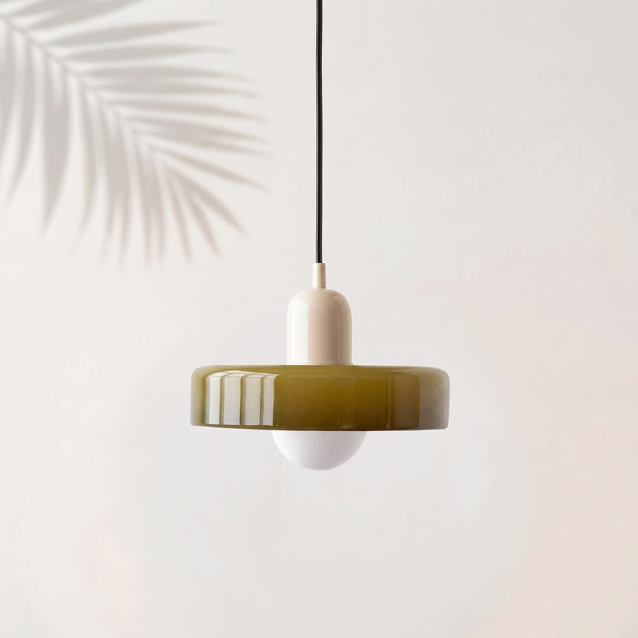 Suspension Bauhaus Beige & Vert thé — Navula