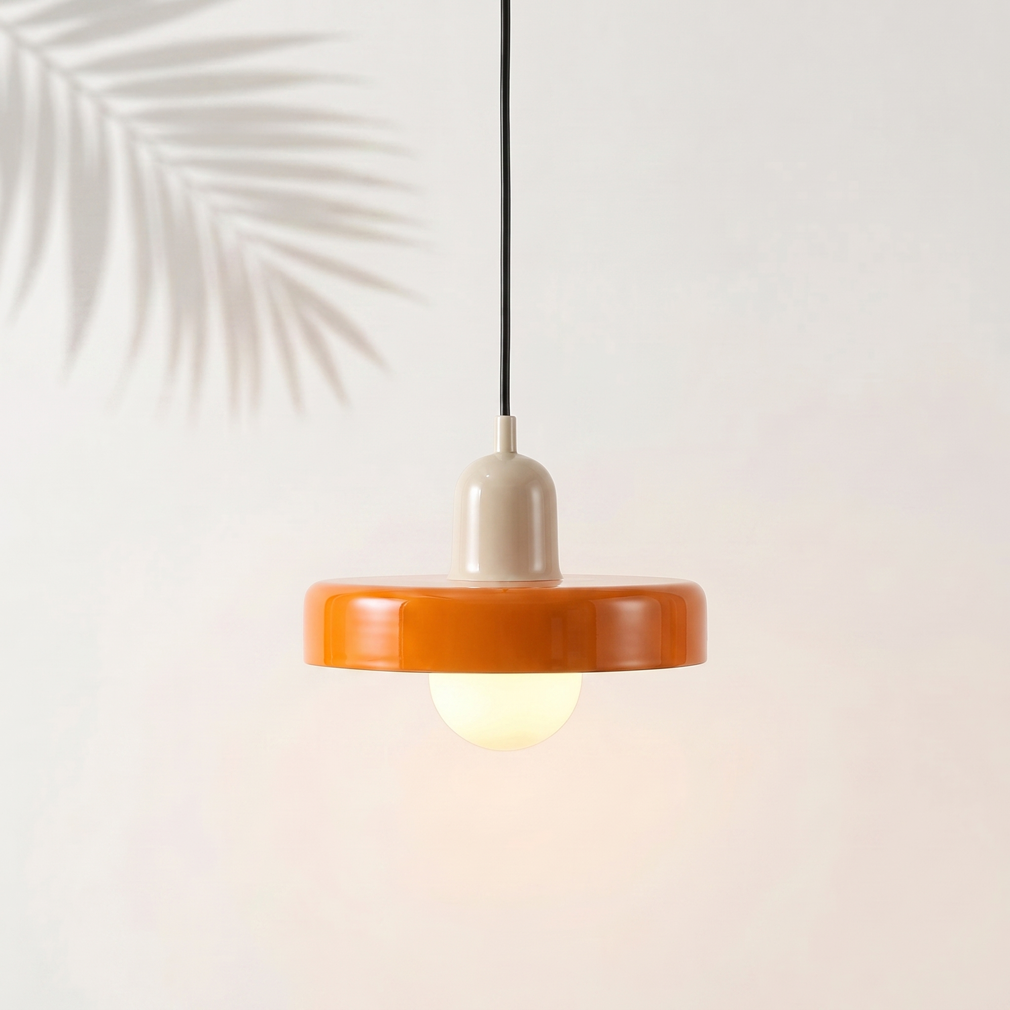 Suspension Bauhaus Beige & Orange — Navula