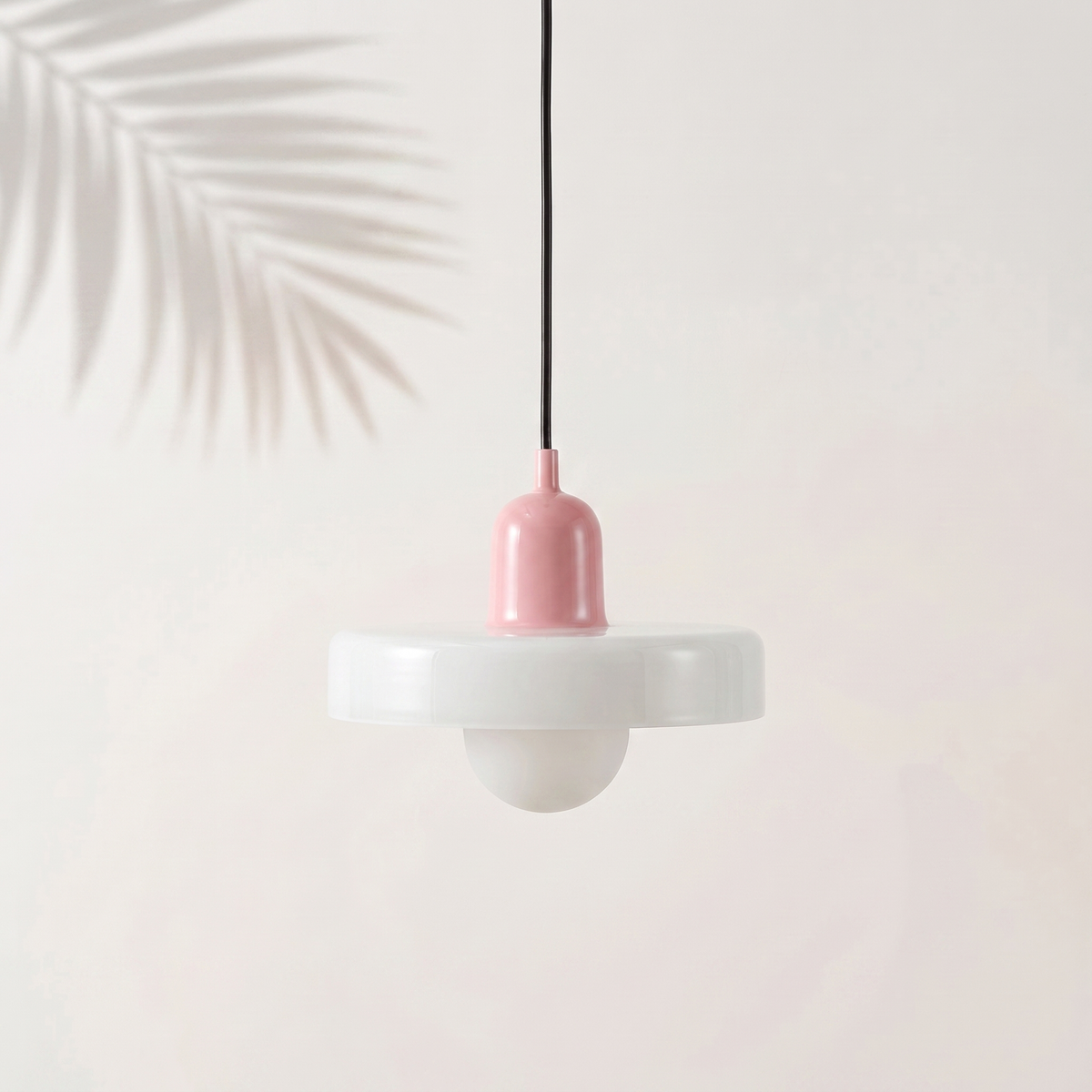 Suspension Bauhaus Rose & Blanc — Navula