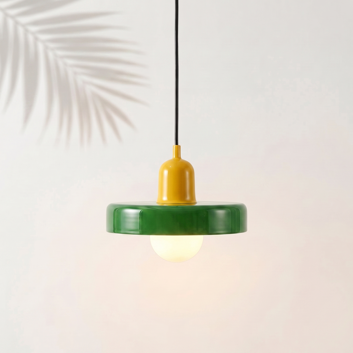 Suspension Bauhaus Jaune & Vert — Navula